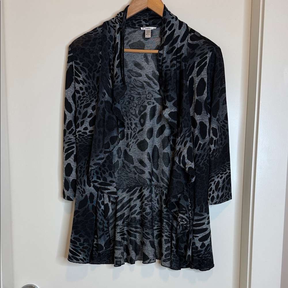 Jaipur Black and Gray Patterned Knitwear (B)